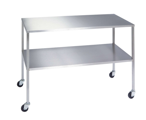 [8399] Lakeside 8399 Instrument Table w/Shelf, SS