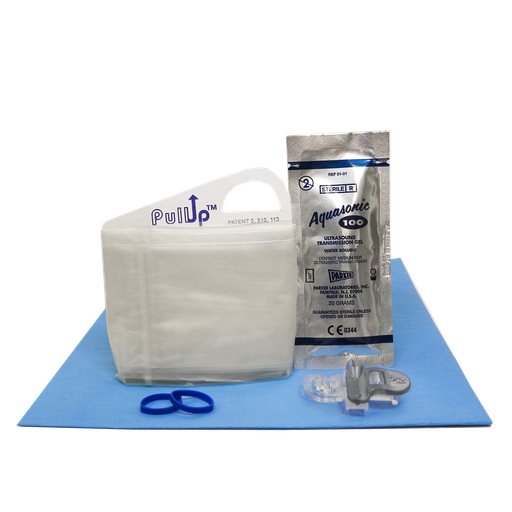 [1-535-4222] Single-Gauge Needle Guide with PullUp Probe Cover Kit, 22 Gauge, 24/bx