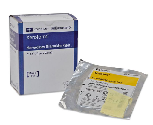 [8884437305] Xeroform™ Non-Occlusive Oil Emulsion Dressing, 4" x 3yd Roll, Disposable, Latex-Free, Sterile, 6/bx 6 bx/cs
