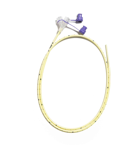 [40-1368] Feeding Tube w/ENFit Connector, 8 FR, 36", Yellow, Sterile, Single-Use, Non-Weighted, 10/cs