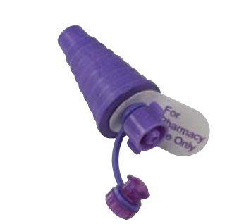 [4699E] Monoject Universal Bottle Adapter with ENFit Connection, Closure Cap Included, 50/cs