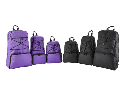[770037L] Kangaroo Connect Backpack, Large, Black, 1/cs