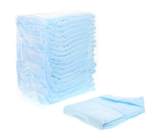 [55034] Quilted Adult Briefs, WINGS, Large, Moderate Absorbency, Blue, 18/bg, 4 bg/cs