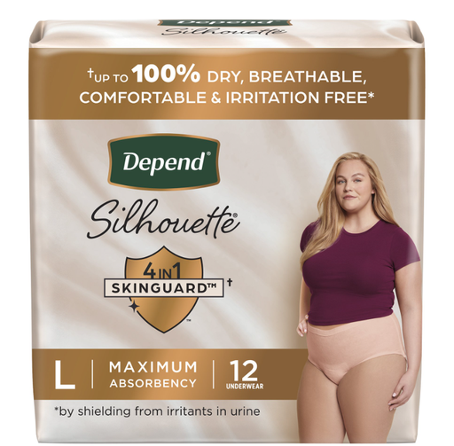 [55424] Silhouette Underwear, Max, Pink, Lg, 12/pk, 2pk/cs