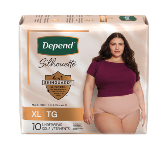 [55425] Silhouette Underwear, Max, Pink, XLG, 10/pk, 2pk/cs