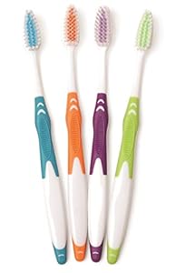[TBRG1144] Freshmint® Toothbrush, Adult, Rubber Handle, Nylon, 144/cs