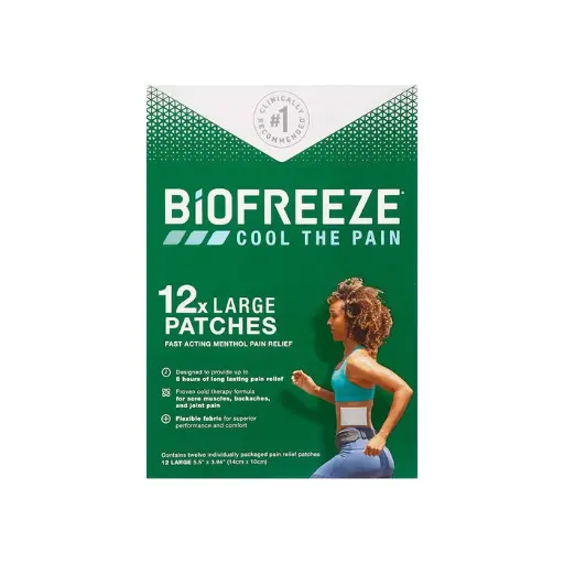[15013] Bio Freeze Large Patch, 12/bx