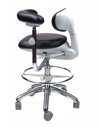 [C140A] Crown Seating Aurora C140A Modern Assistant Stool (Beige ABS)