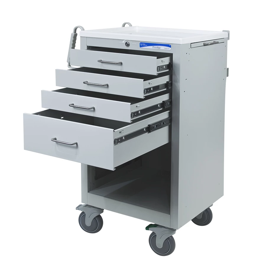 [380-2600]  Cart: Mobile Operatory, Dental Supply, Steel, Lt Gray 