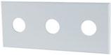 [9100-0000-0006] Cover Plate – Triple – Concealed