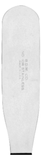 [79410] No. 10R Spatula, 4 1/4" Extra-Stiff Blade