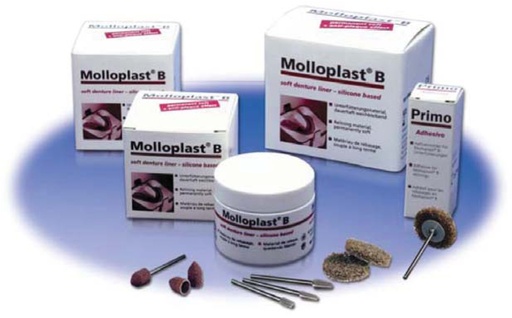 [62300] 45 Gm Regular Size Jar of Molloplast-B Soft Reline Material