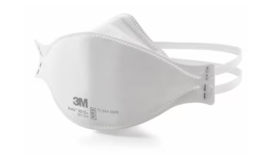 [7100266132] Particulate Respirator, N95, Braided Headband, Chin Tab, Bulk, 240/cs