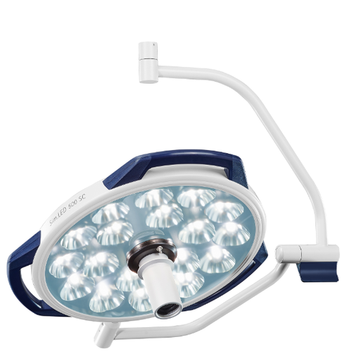 [AS.100.004] Lighting, Medical, Simeon, Single Sim.LED 500 SC, Wired Camera Ready, Ceiling 