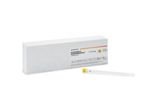 [PMC20-100-10CS] Cannula, RF Radiopaque, 20G x 100mm, 10mm Active Tip, Curved Sharp, Sterile, 10/cs (Rx) 