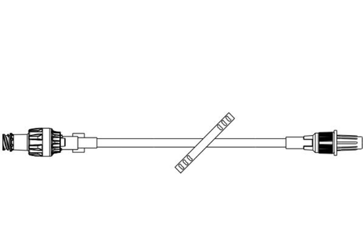[7N8378] One-Link Catheter Extension Set, Straight, Standard Bore, Needle-Free IV Connector with Neutral Fluid Displacement, 0.79 ml, 7.6" Length, Non-Pyrogenic, Non-DEHP, Sterile, 200/cs (Rx) 
