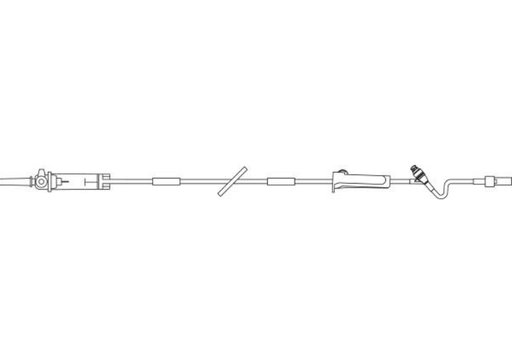 [2C8851] Nitroglycerin Set, DUO-Vent Spike, Polyethylene Lined Tubing, Clearlink Luer Activated Valve, Male Luer Lock Adapter, 60 drops/ml, 103" Length, 48/cs (Rx) 