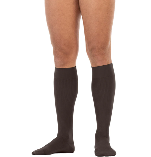 [6052703] BSN Medical/Jobst For Men Knee High w/Soft FitBand, 20-30 mmHg, Brown, XL