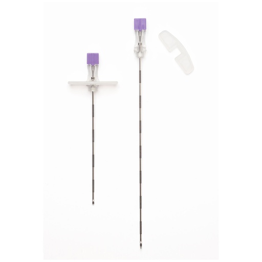 [TU17G351] Detachable Wing Needle, 17G x 3½", Violet, 25/bx 