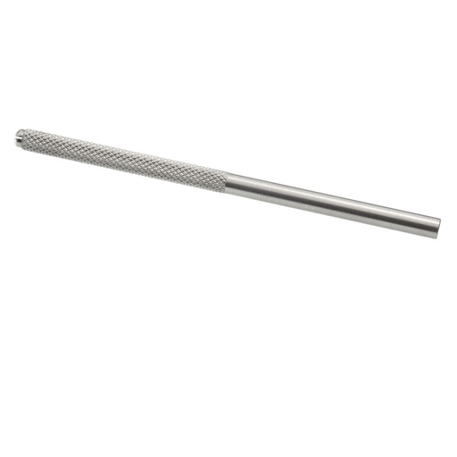 [6002-3K] Round Knurled Surgical Handle, 10cm, Stainless Steel, Non-Sterile 