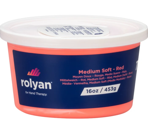 [081029552] Therapy Putty, Medium Soft, Red, 16 oz 