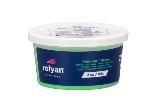 [081252998] Therapy Putty, Medium, Green, 3 oz