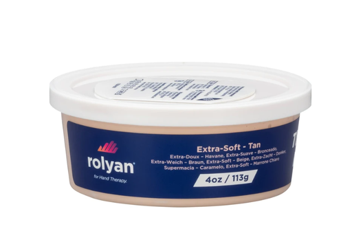 [081029412] Therapy Putty, X-Soft, Tan, 4 oz 