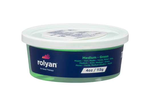 [081029701] Therapy Putty, Medium, Green, 4 oz 