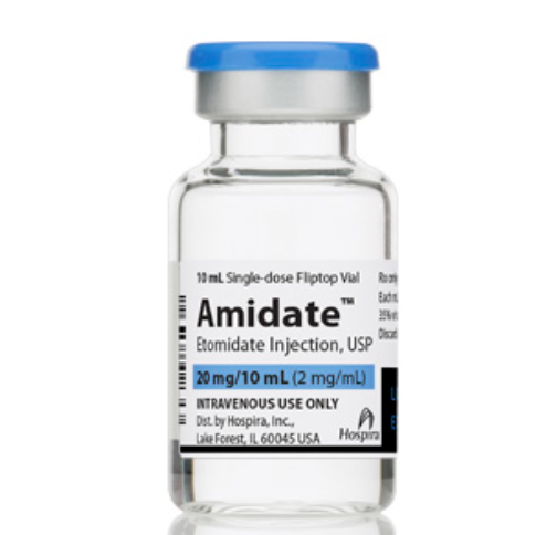 [00409669501] Etomidate Injection, USP, 20 mg/ 10 ml (2 mg/ml), SDV, 10/tray (Rx) 