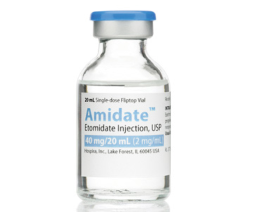[00409669502] Etomidate Injection, USP, 40 mg/ 20 ml (2 mg/ml), SDV, 10/tray (Rx) 
