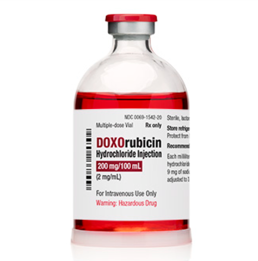 [00069154220] Doxorubicin Hydrochloride, USP, 200 mg/100 ml (2 mg/ml), MDV, 1/bx (Rx) 