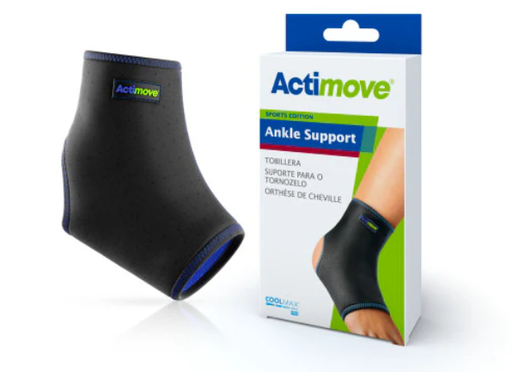 [7560619] Actimove Ankle Support, Slim Fit Sleeve, X-Large, Black, 12-1/2" - 14-1/2" 