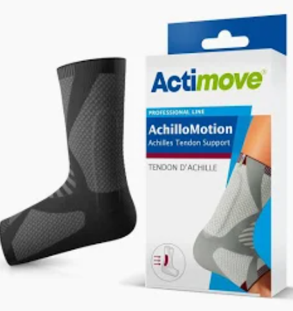 [7623109] Actimove Achilles Tendon Support, Large, 9" - 9-3/4", Charcoal 