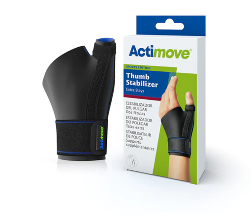 [7563630] Actimove Thumb Stabilizer, Extra Stays, Black