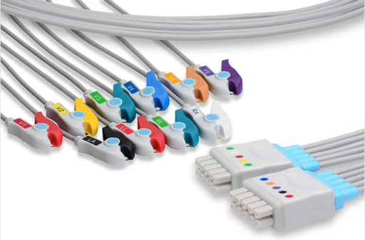 [LQ10-LP0] EKG Leadwire, 10 Lead, Pinch/Grabber, GE Healthcare > Marquette Compatible, 6 Month Warranty (Freight Terms are Prepaid & Added to Invoice - Contact Vendor for Specifics)