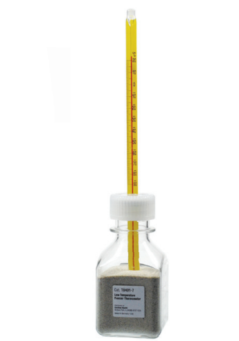 [T8401-7] Accu-Temp Thermometer, Analog, Enclosed Chamber Bottle, Ultra Low Freezer, -90 To 20DEGC, 150MM