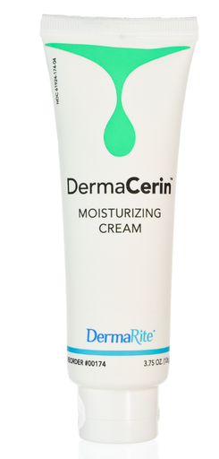[00174] DermaCerin Moisturizing Cream, 3.75oz Tube, Unscented, 24/cs