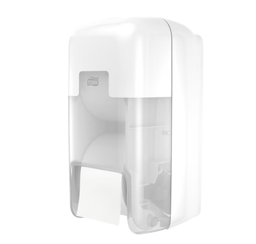 [473520] Tork OptiServe 2-Roll Coreless Toilet Paper Dispenser, White