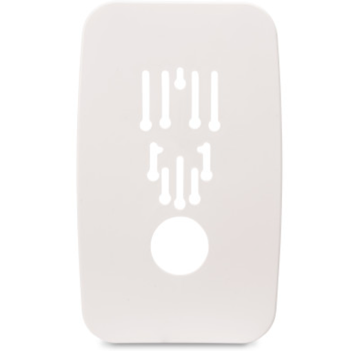[2181-WHT-18] Universal Wall Plate, White, 18/cs
