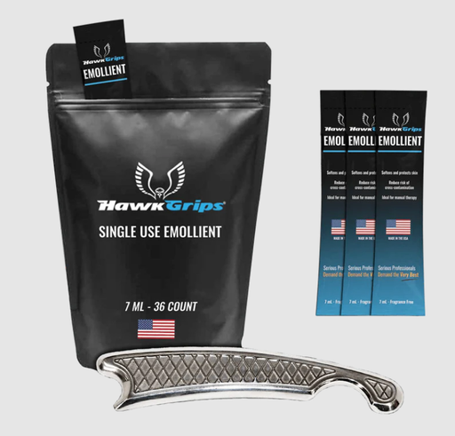 [HGATOTG] Includes the HGPro Multi-Tool, a bag of 36 Single-Use Emollient Packets