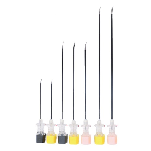 [C-1010-S-20-LC] RF Cannula, Curved, Sharp Tip, 20G x 10cm x 10mm, 25/bx
