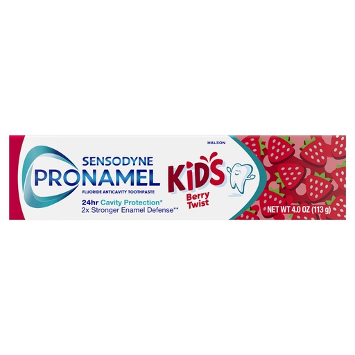[60000000208293] Sensodyne Pronamel Kid's Toothpaste, Berry Twist, 4.0 oz. Tube, 12/cs 