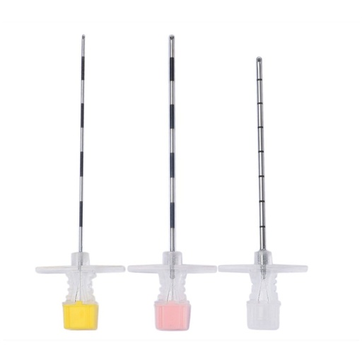 [ET2590-LC] Epidural Needle, Tuohy, 25G x 3.5", Fixed Wing, 25/bx