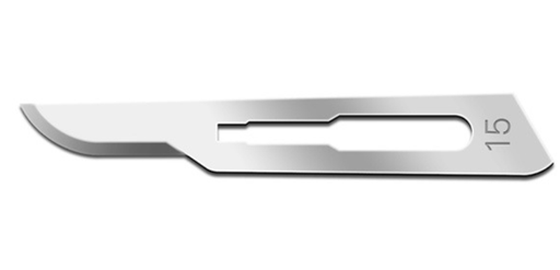 [92015T] Blade, Carbon Steel, Size 15, Sterile, 100/bx 