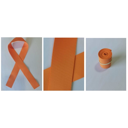 [10925] Tourniquet, 1" x 18", Rolled and Banded, Orange, Latex Free (LF), 100/bx, 10 bx/cs