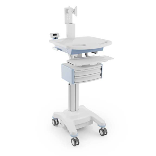 [MCWS004] Luxor VitalPower Medical Workstation Cart, Deluxe