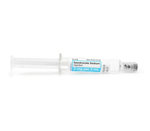 [55150019183] Ibandronate Sodium for Injection, PFS, 3mg/3mL (Rx) 
