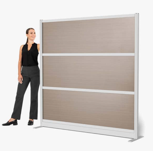[PPWL012] Luxor Oakwood Modular Wall Room Divider System, 70" x 70"