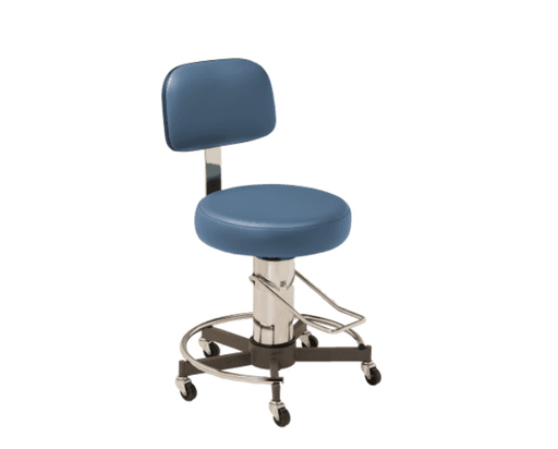 [329-00-214] MTI 329 Stool, Hydraulic Pump, w/Ergo Backrest, Premium