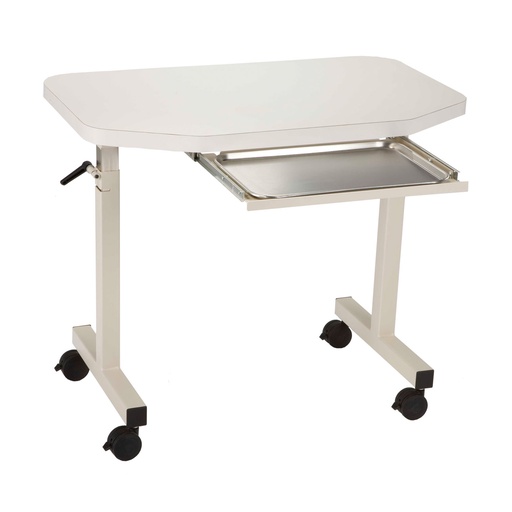 [OSIT-1001-101-203] MTI OSIT-1001 Instrument Table, w/Pull Out Tray, Trim-White 